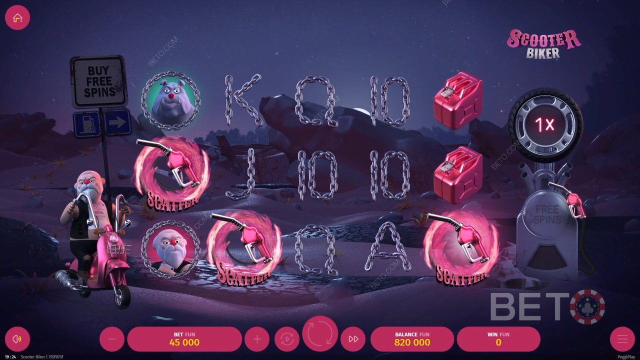 Đánh giá Scooter Biker của BETO Slots