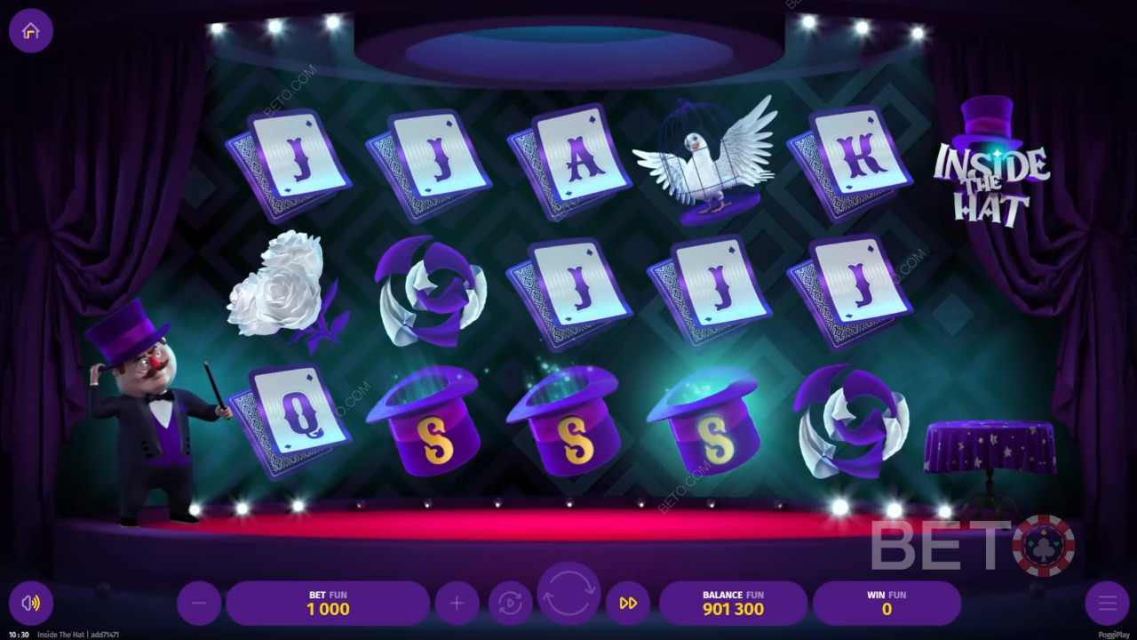 Đánh giá Inside The Hat của BETO Slots