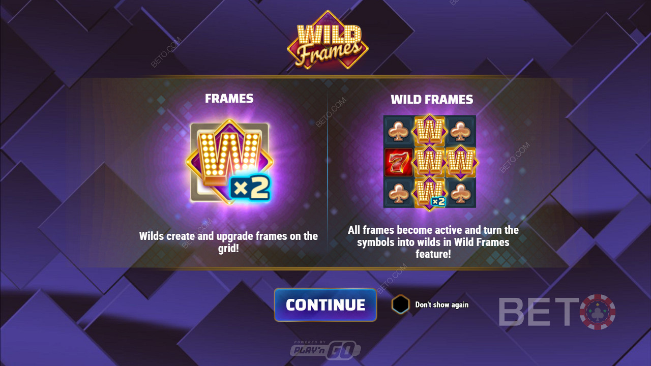 Ra mắt Wild Frames và thông tin về các tính năng thưởng