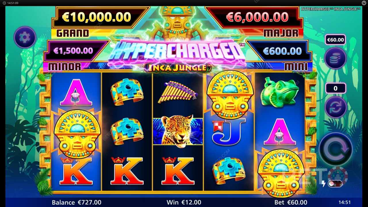 Đánh giá Hypercharged Inca Jungle của BETO Slots