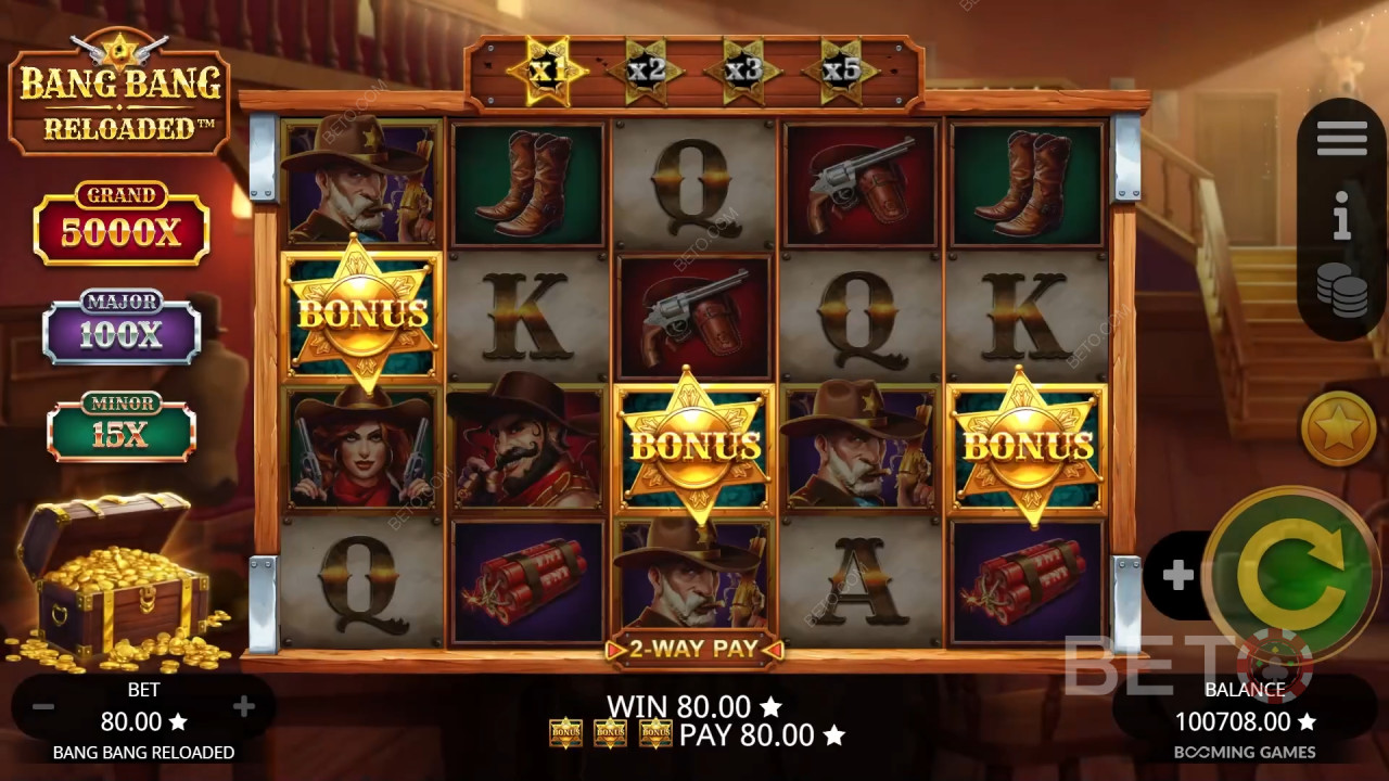 Đánh giá Bang Bang Reloaded của BETO Slots