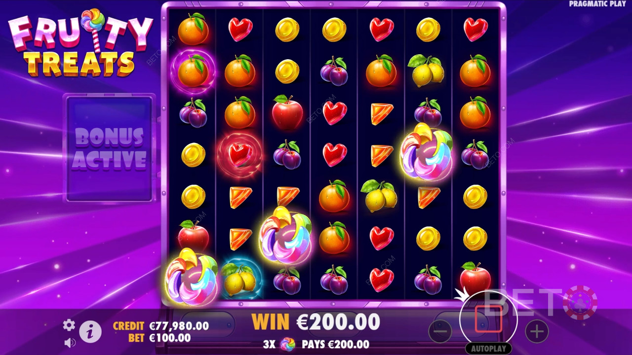 Đánh giá Fruity Treats của BETO Slots