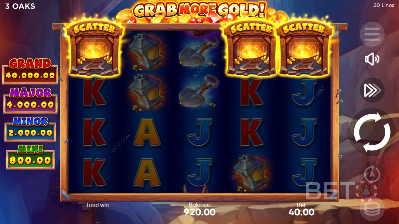 Hãy giành thêm vàng! Đánh giá của BETO Slots