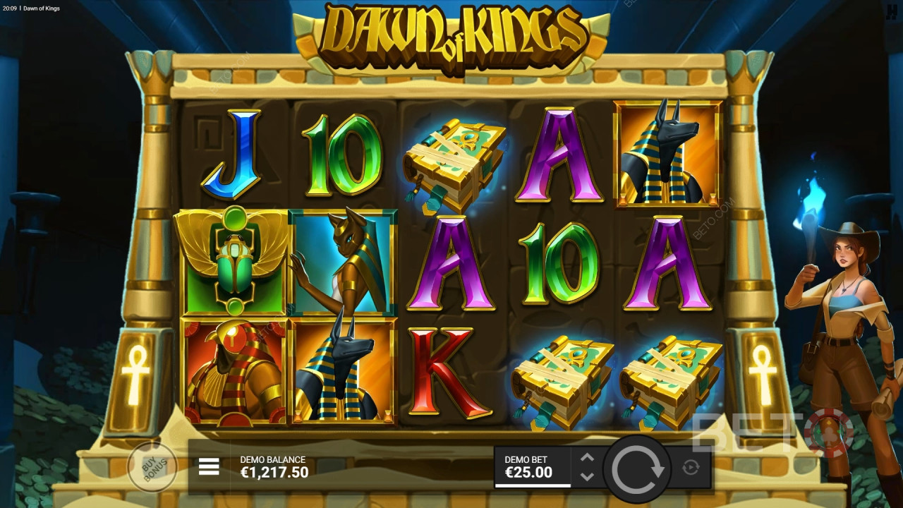 Đánh giá Dawn of Kings của BETO Slots