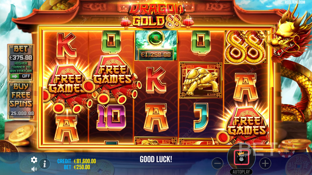 Đánh giá Dragon Gold 88 của BETO Slots