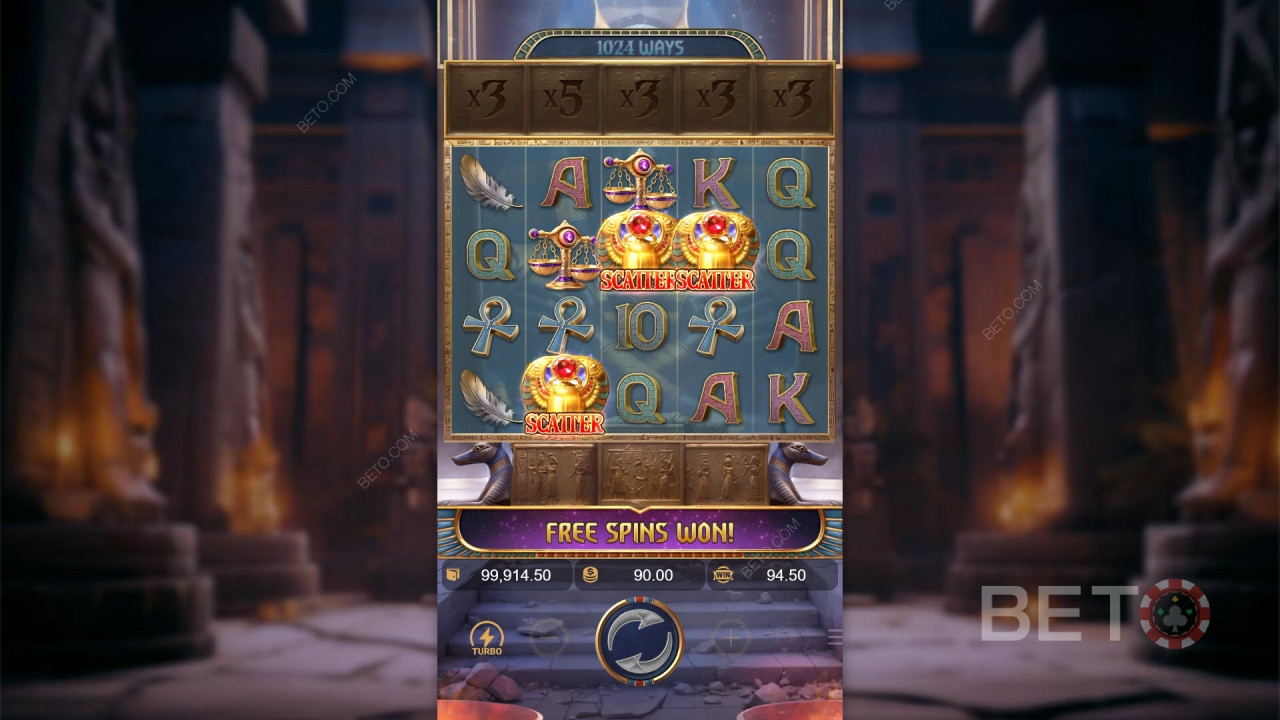 Đánh giá Anubis Wrath của BETO Slots