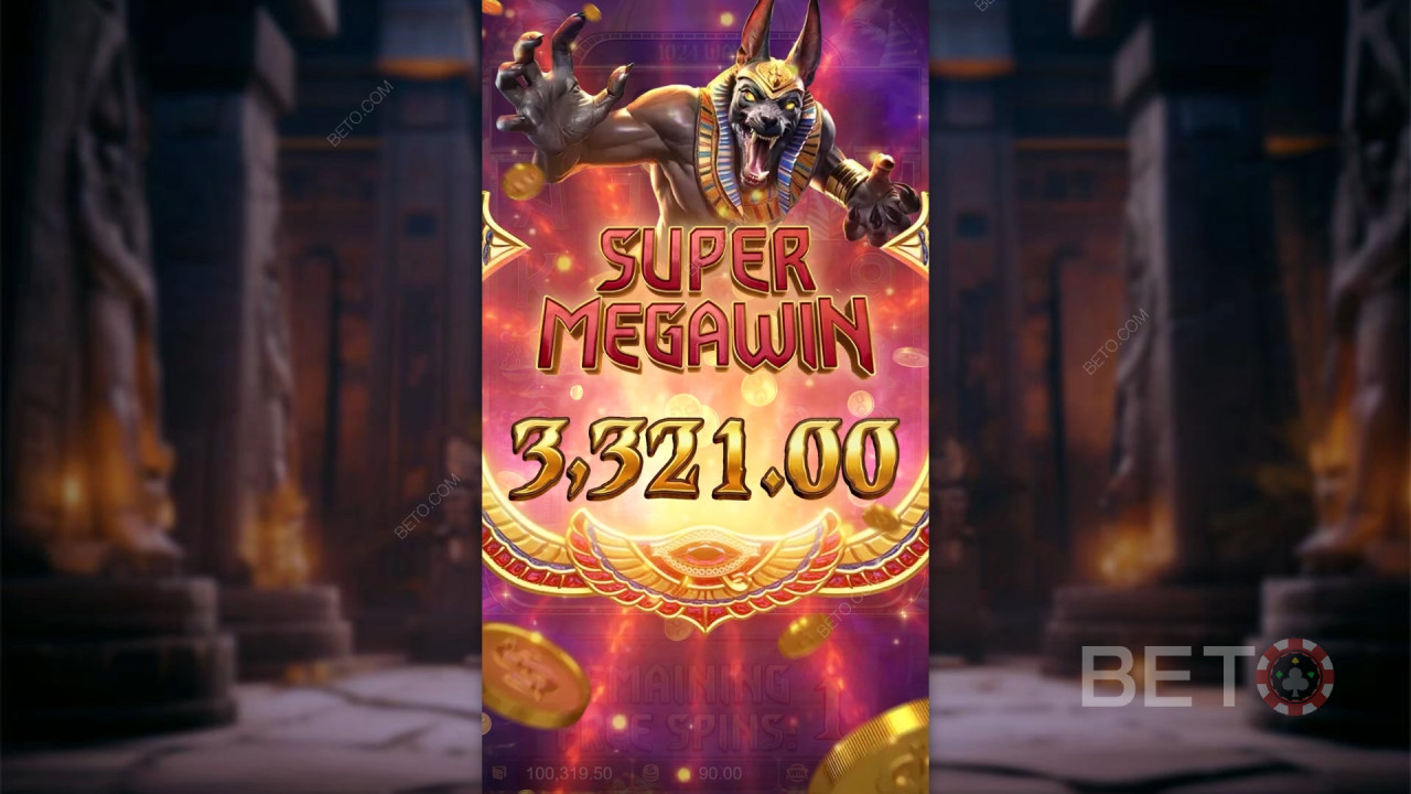 Giải thích về các tính năng thưởng trong Anubis Wrath của PG Soft