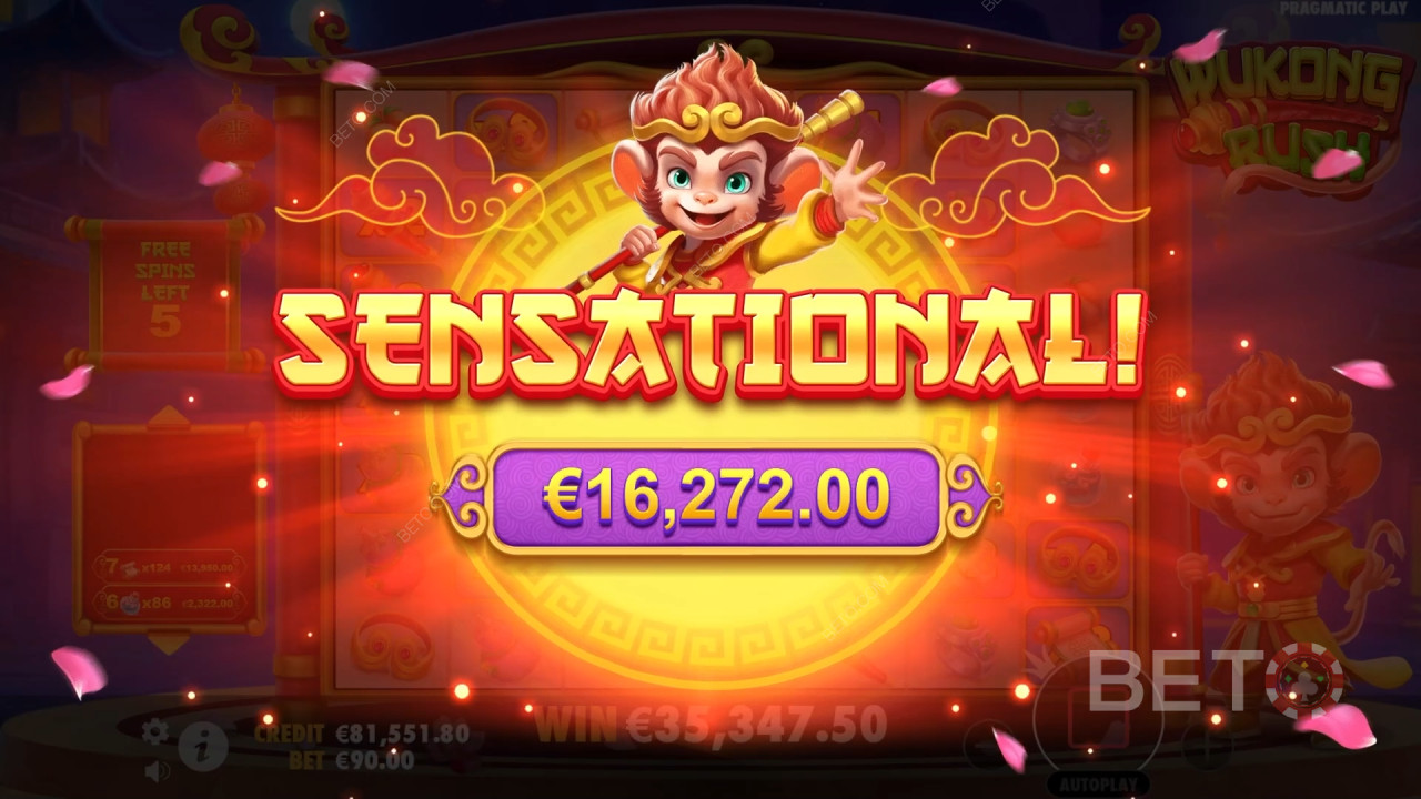 Đánh giá Monkey King Rush của BETO Slots