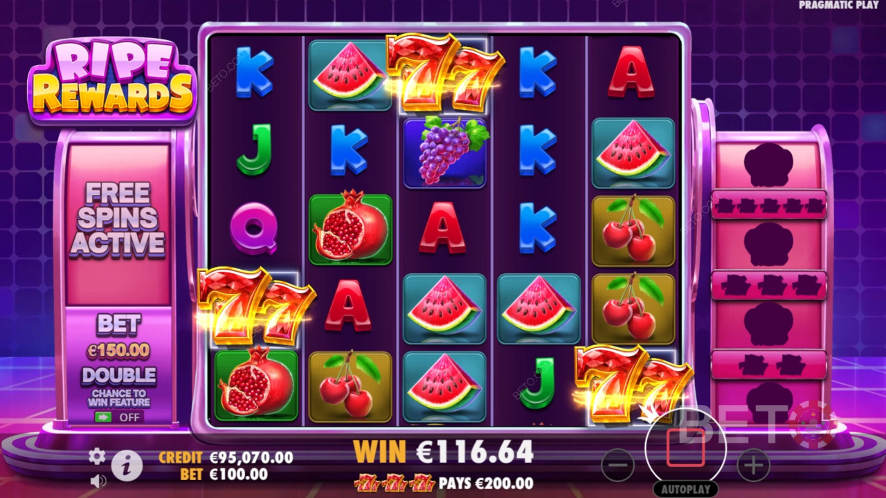Đánh giá Ripe Rewards của BETO Slots