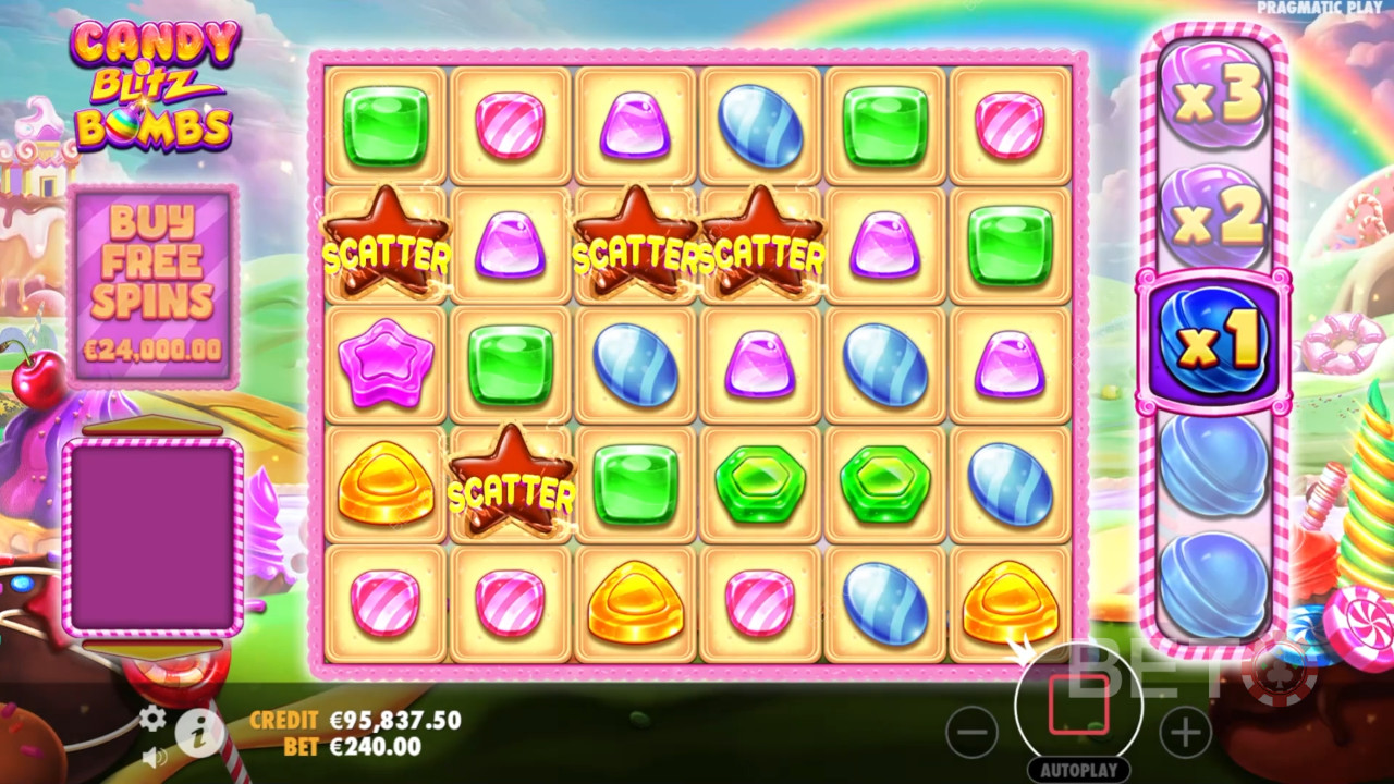 Cách chơi Candy Blitz Bombs của Pragmatic Play
