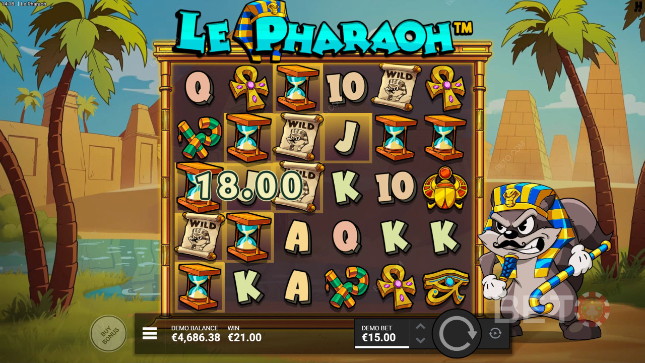 Giải thích về các tính năng thưởng trong Le Pharaoh của Hacksaw Gaming