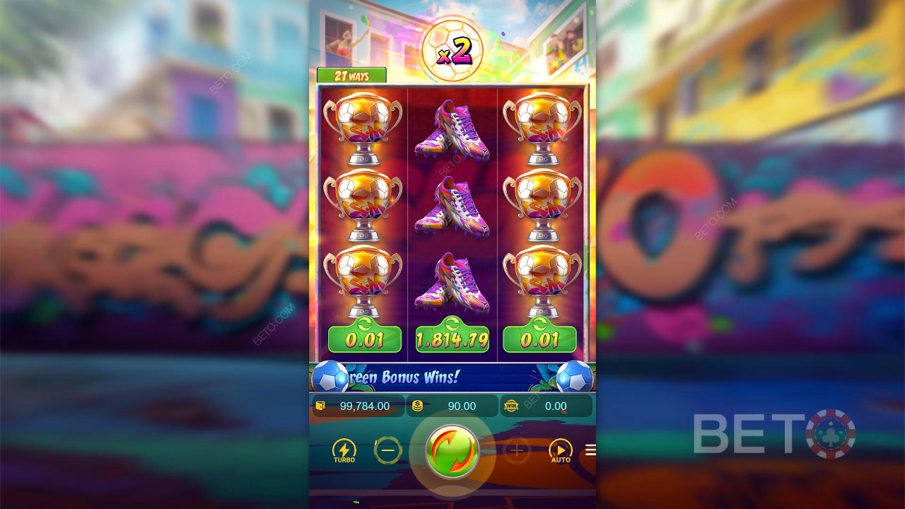 Thắng 2.000 tiền cược của bạn trong trò chơi Futebol Fever!