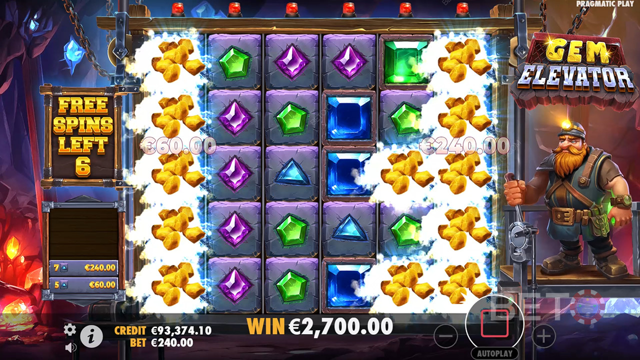 Đánh giá Gem Elevator của BETO Slots