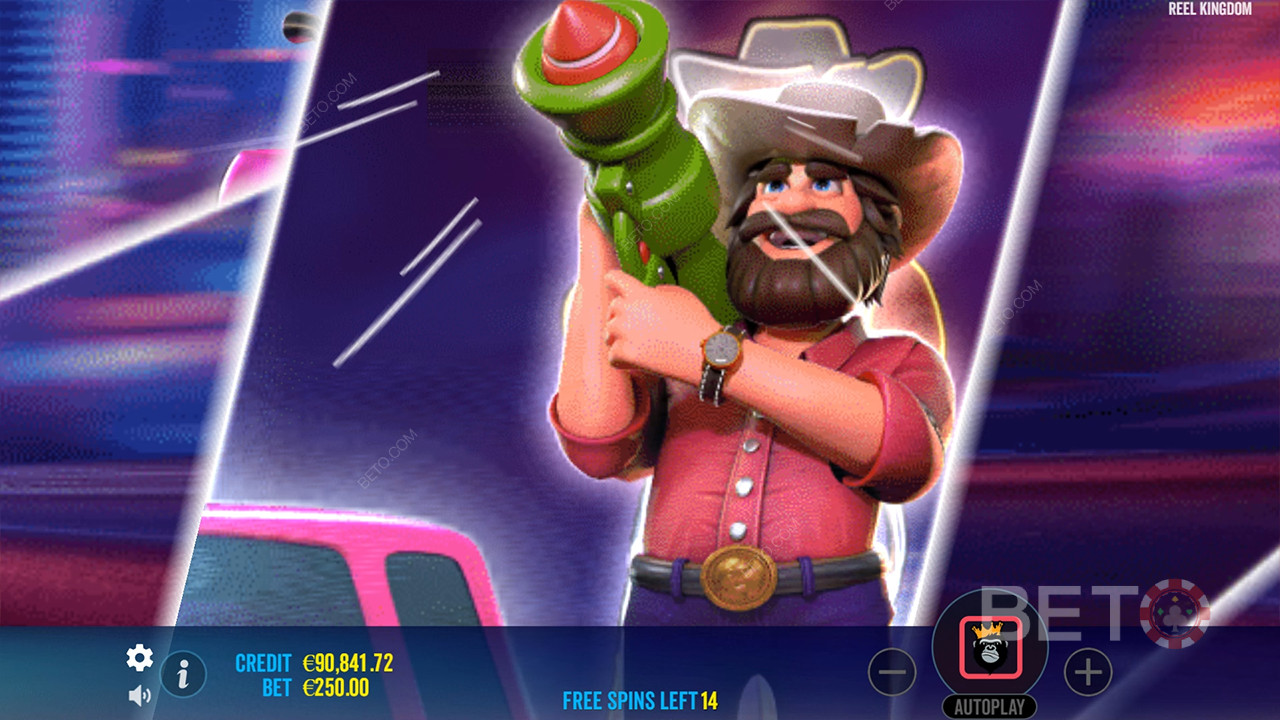 Thắng 5.000 lần tiền cược của bạn tại Máy đánh bạc Big Bass Vegas Double Down Deluxe!