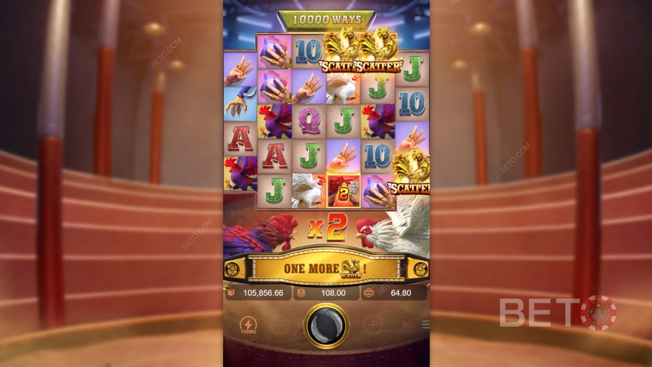 Đánh giá Rooster Rumble của BETO Slots