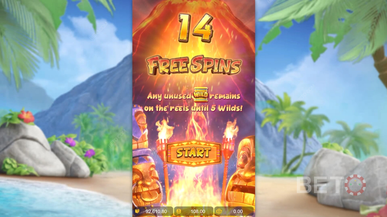 Thắng 2.500 lần tiền cược của bạn trong trò chơi Hawaiian Tiki Slot trực tuyến!