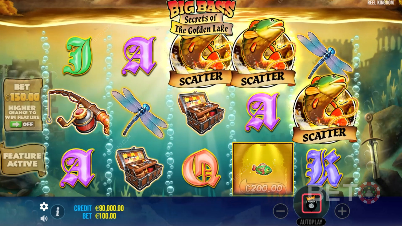 Đánh giá Big Bass Secrets of the Golden Lake của BETO Slots