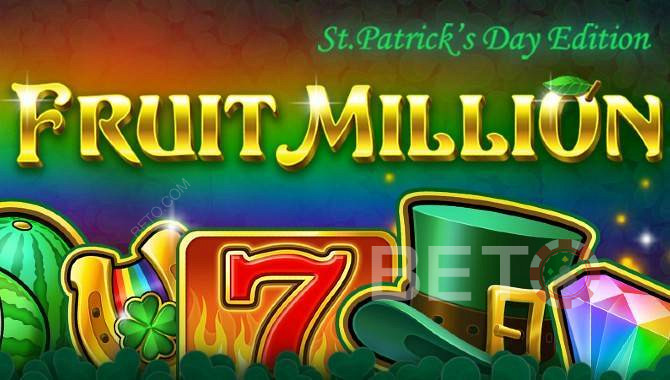 Xèng trực tuyến Fruit Million với 8 giao diện khác nhau - Phiên bản Ngày của St. Patricks