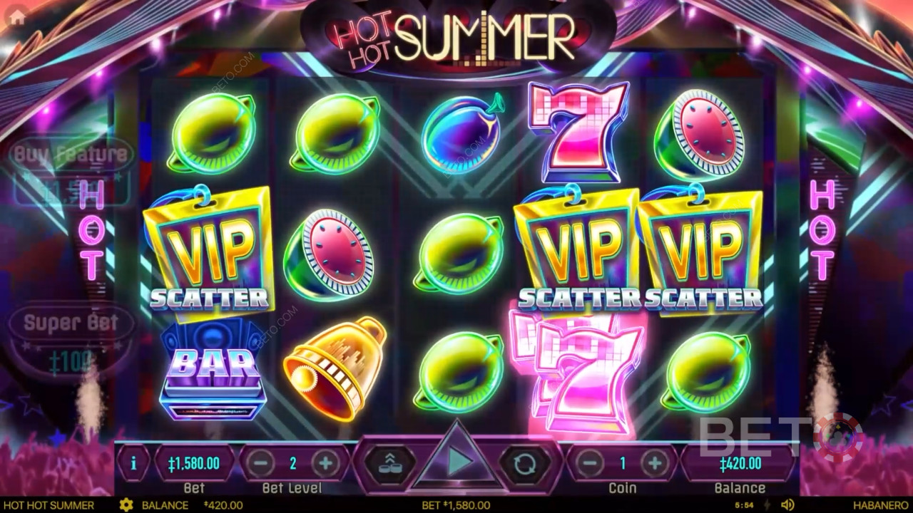 Đánh giá Hot Hot Summer của BETO Slots