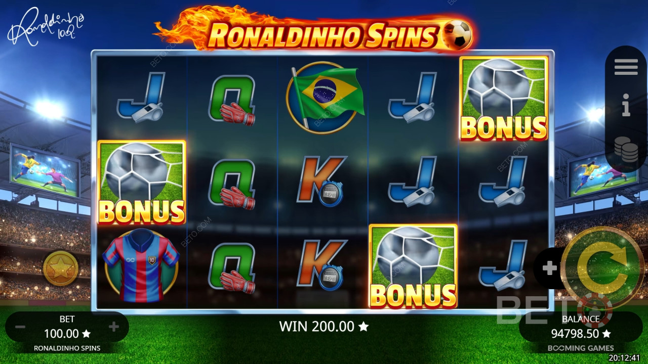 Đánh giá Ronaldinho Spins của BETO Slots