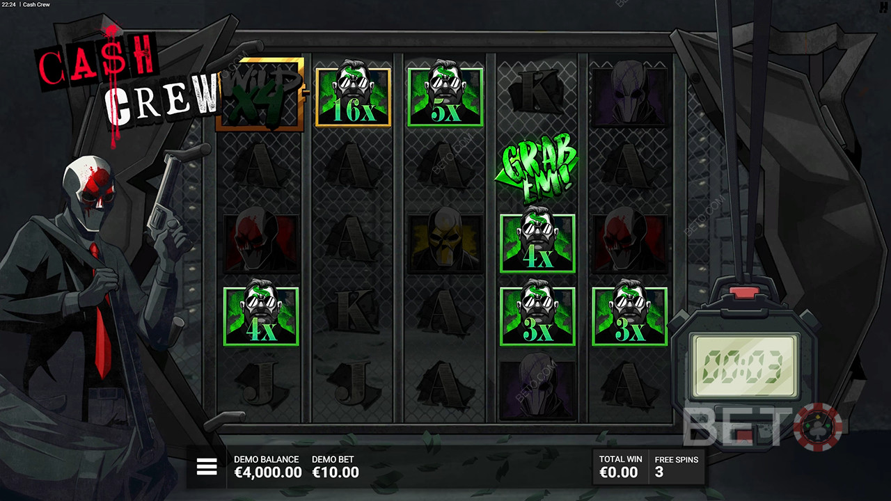 Đánh giá Cash Crew của BETO Slots