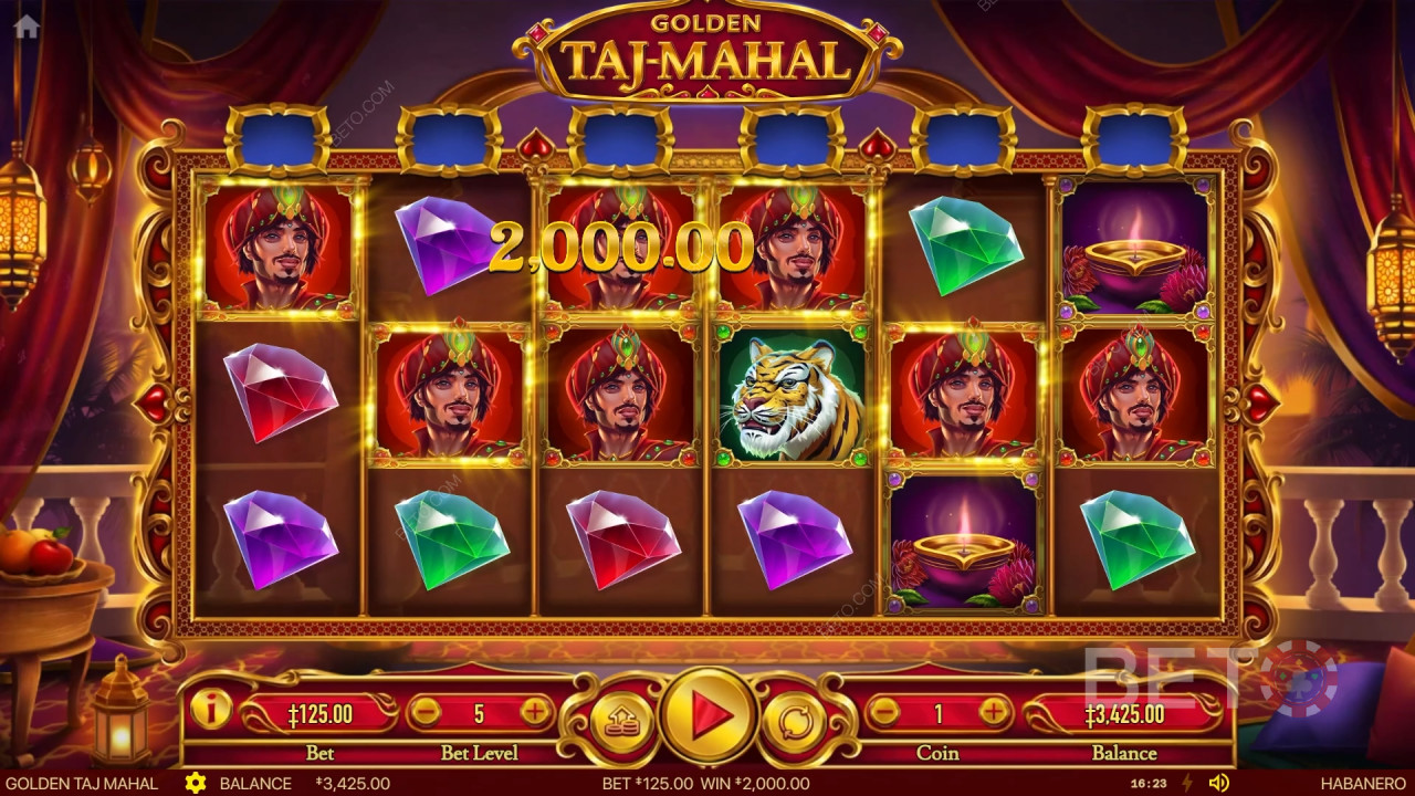 Đánh giá Golden Taj Mahal của BETO Slots