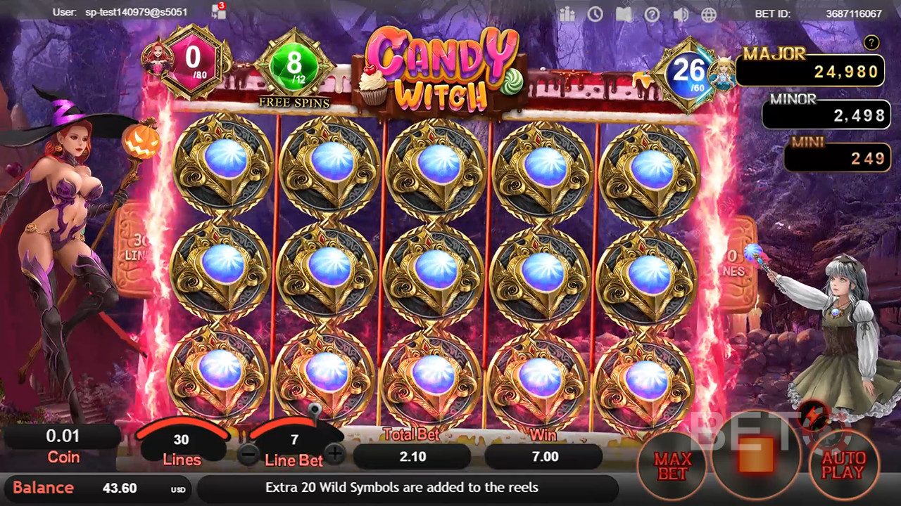 Đánh giá Candy Witch của BETO Slots