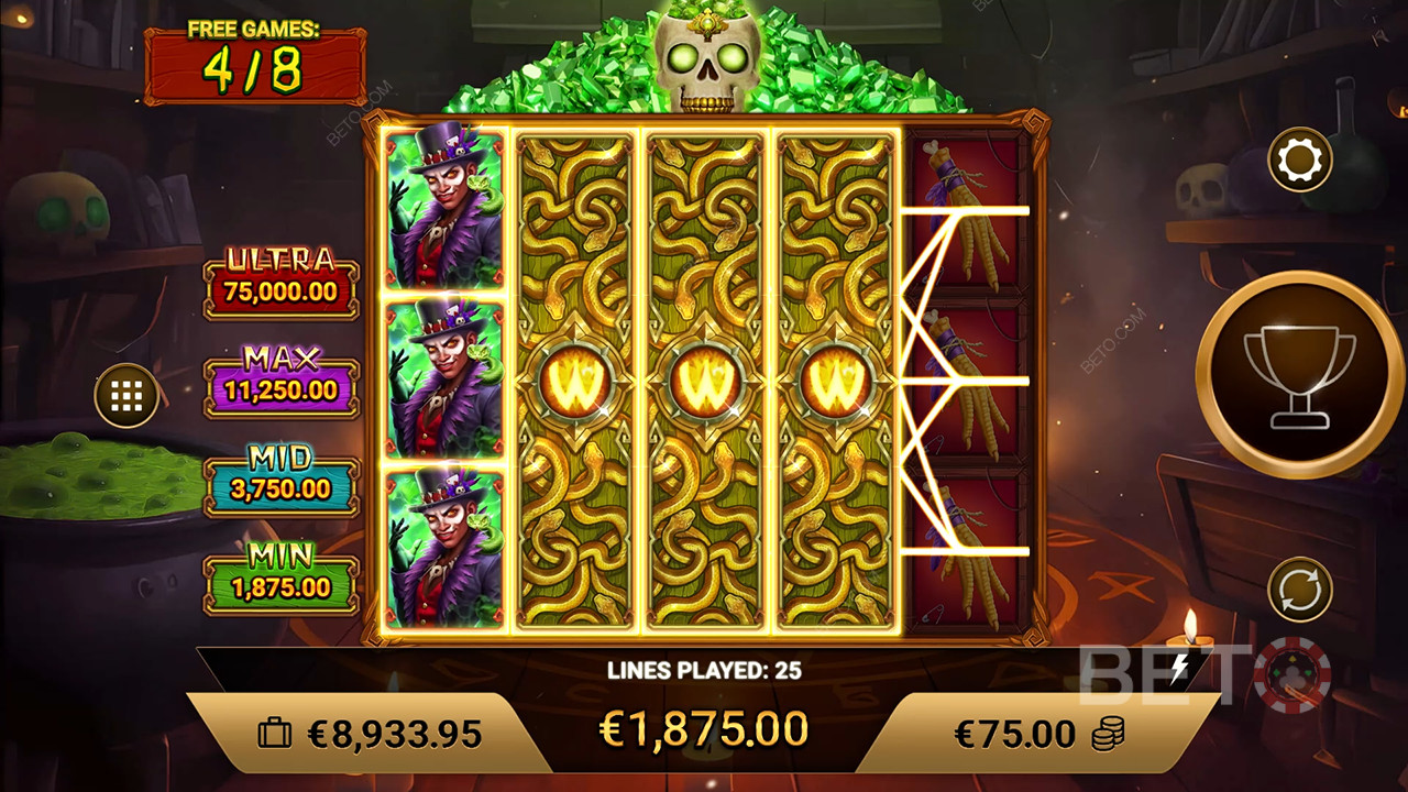 Đánh giá Voodoo Charms của BETO Slots