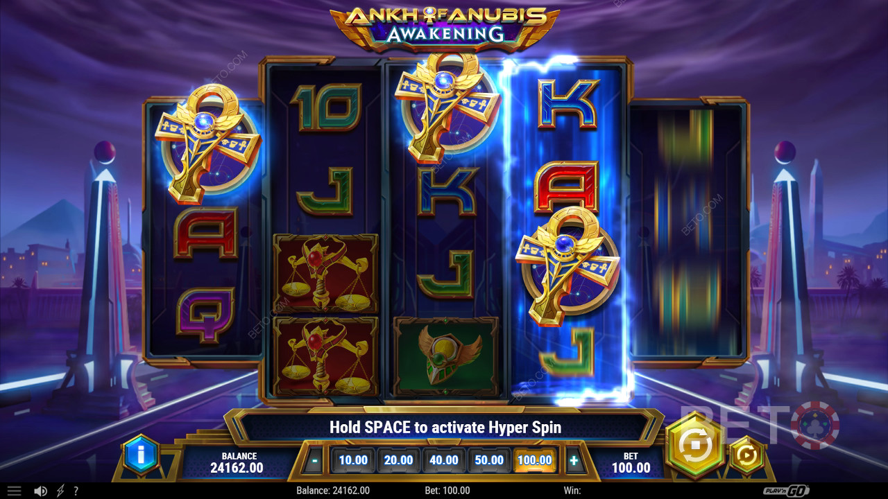 Đánh giá Ankh of Anubis Awakening của BETO Slots