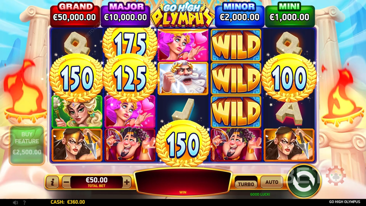 Đánh giá Go High Olympus của BETO Slots