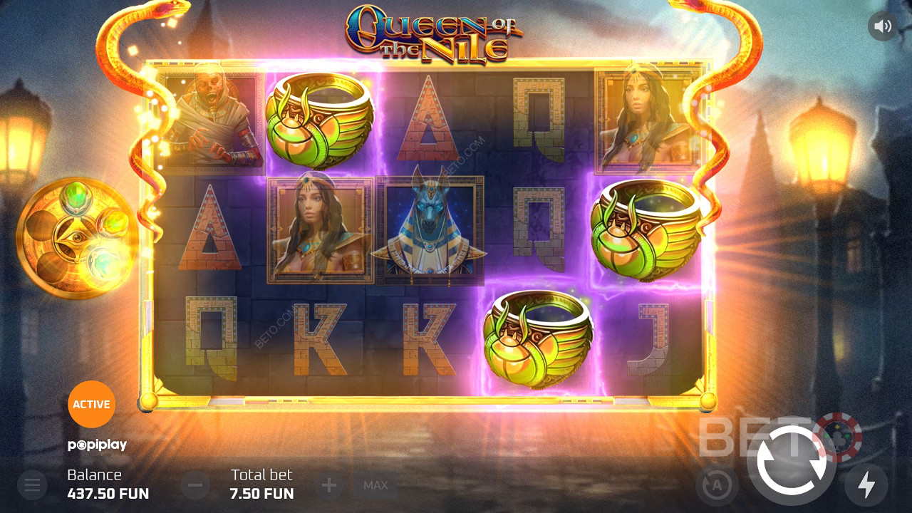 Đánh giá Queen of the Nile của BETO Slots
