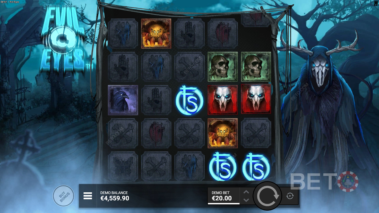 Đánh giá Evil Eyes của BETO Slots