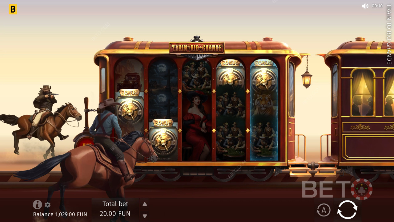 Đánh giá Train To Rio Grande của BETO Slots