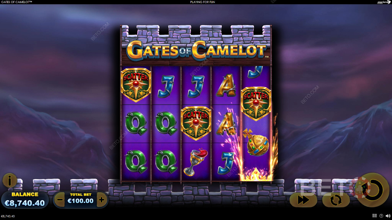 Đánh giá Gates of Camelot của BETO Slots