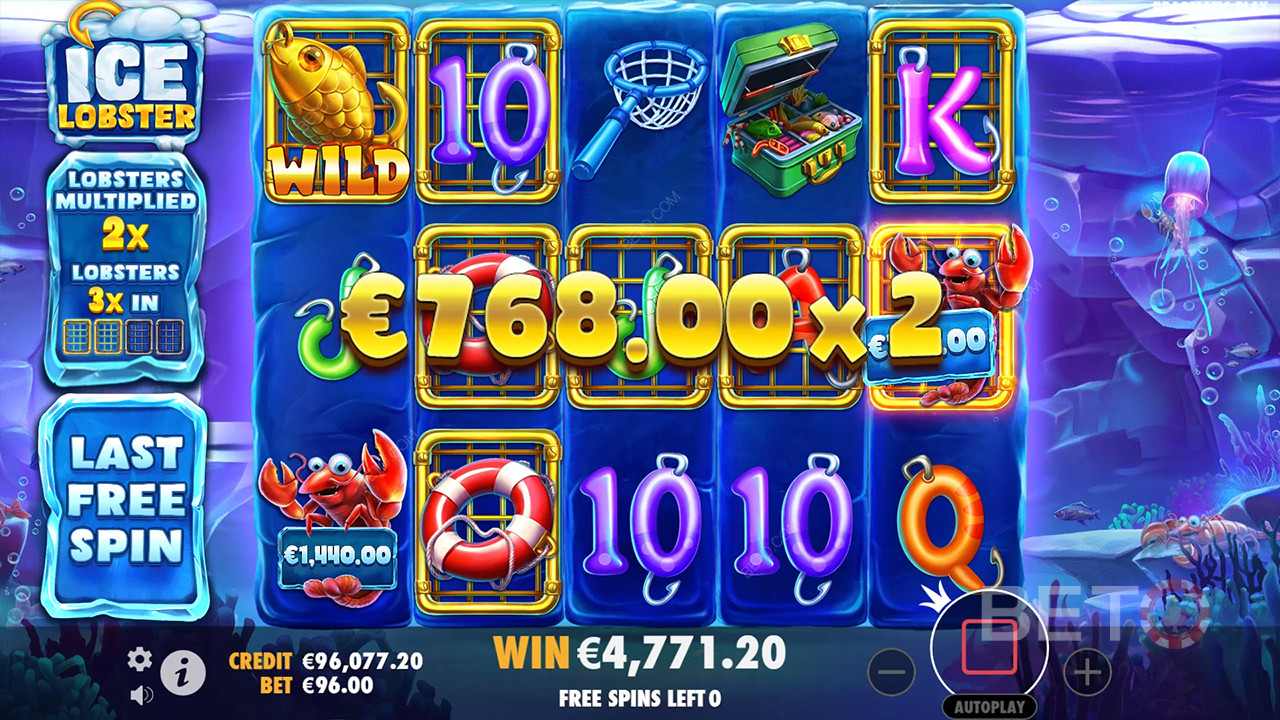 Đánh giá Ice Lobster của BETO Slots