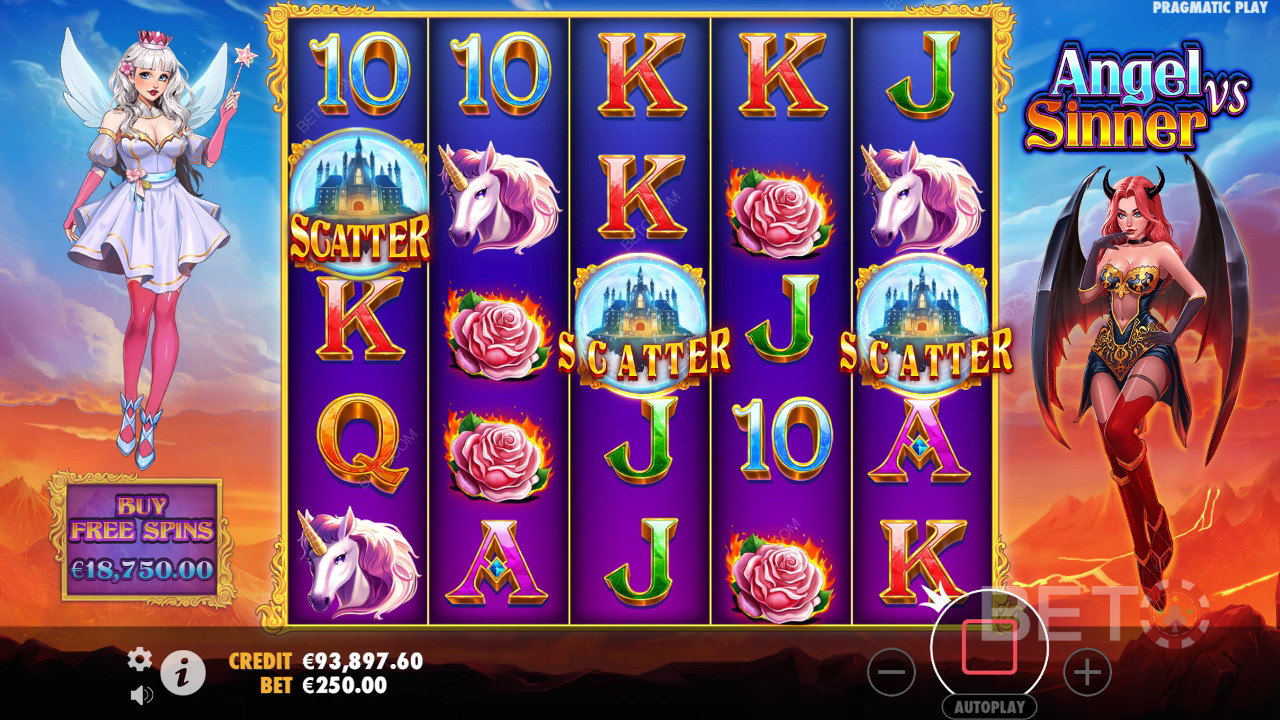 Đánh giá Angel vs Sinner của BETO Slots