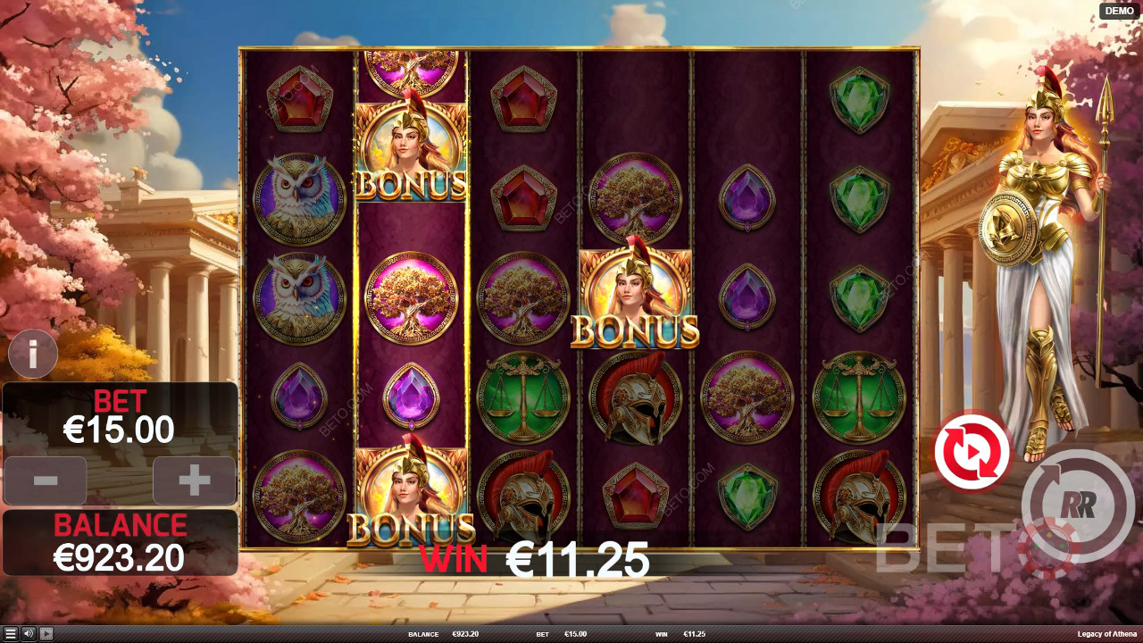Đánh giá Legacy of Athena của BETO Slots