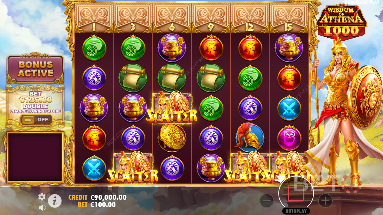 Đánh giá Wisdom of Athena 1000 của BETO Slots