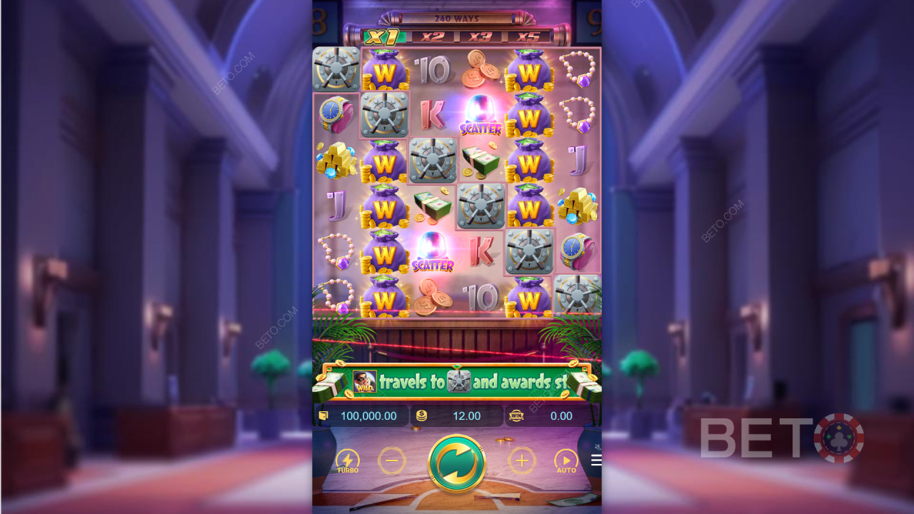 Hướng dẫn cách chơi Wild Heist Cashout của PG Soft