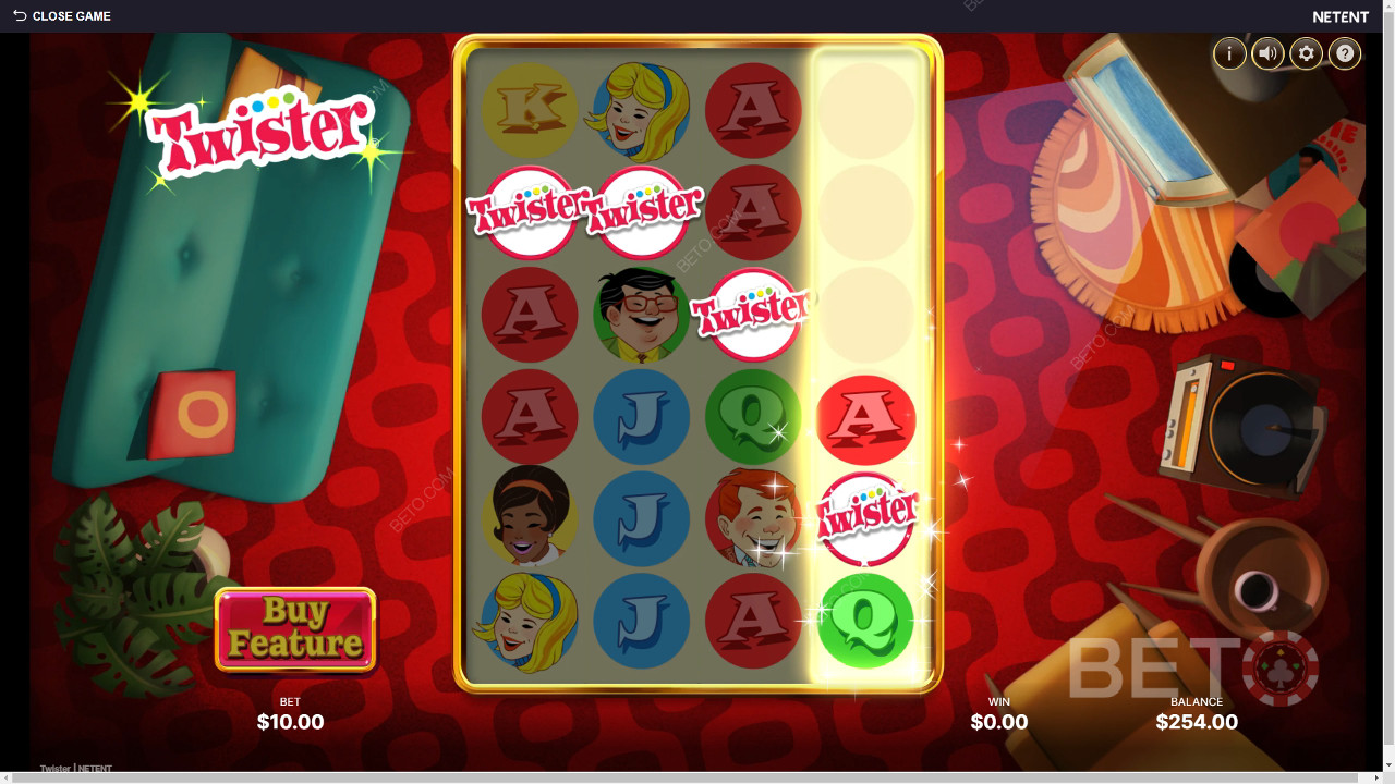 Đánh giá Twister của BETO Slots