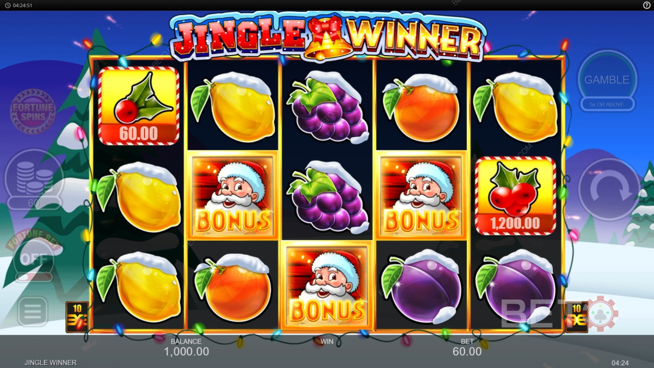 Đánh giá Jingle Winner của BETO Slots