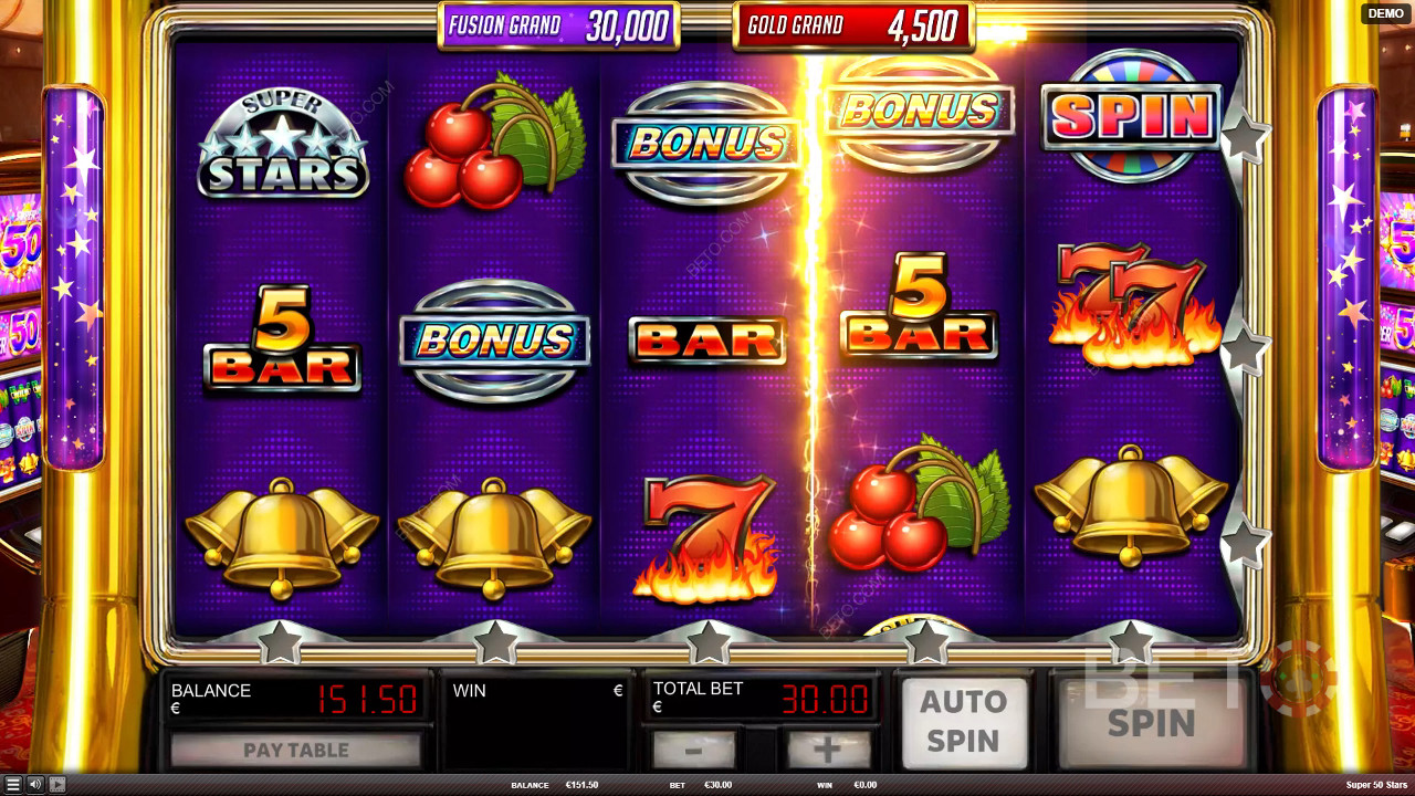 Đánh giá Super 50 Stars của BETO Slots