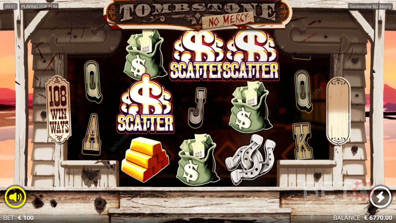 Đánh giá Tombstone No Mercy của BETO Slots