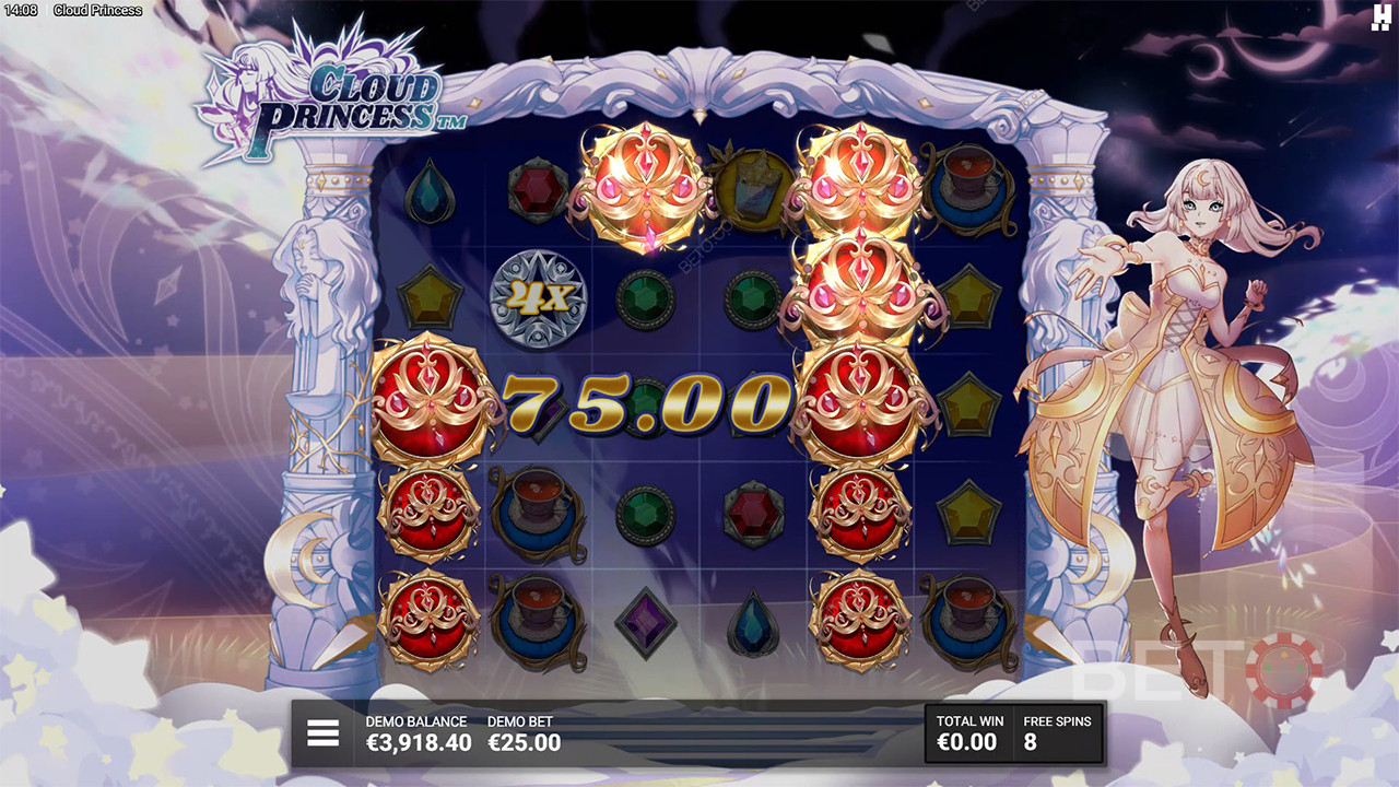 Đánh giá Cloud Princess của BETO Slots