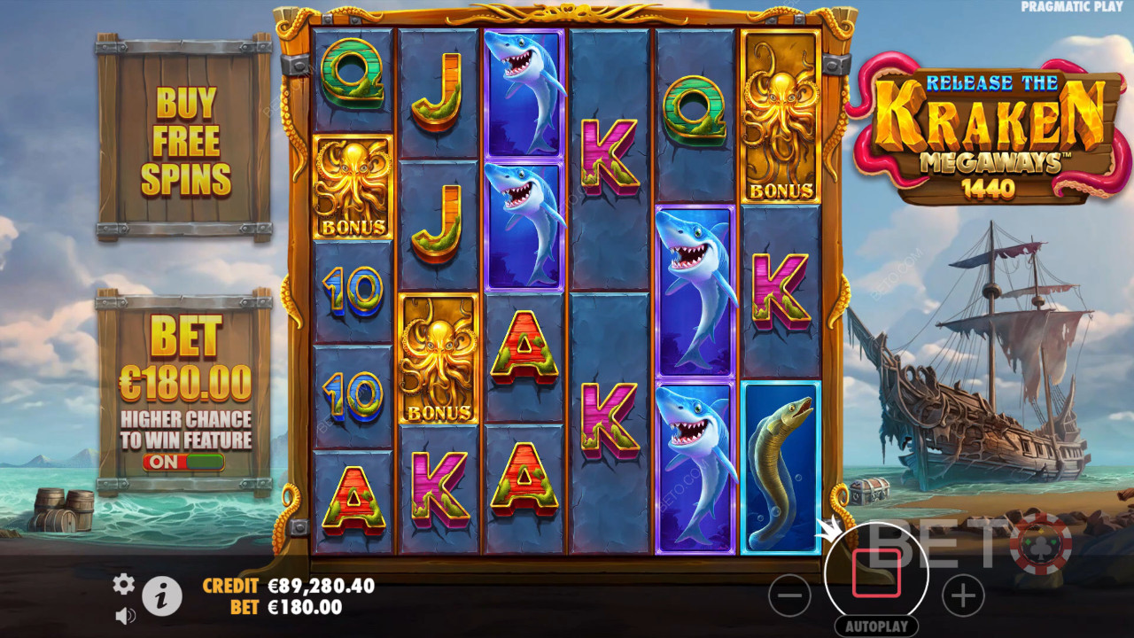 Đánh giá về trò chơi Release the Kraken Megaways của BETO Slots
