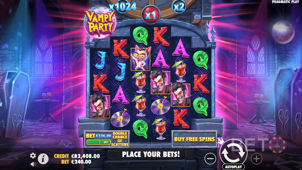 Cách chơi Vampy Party của Pragmatic Play