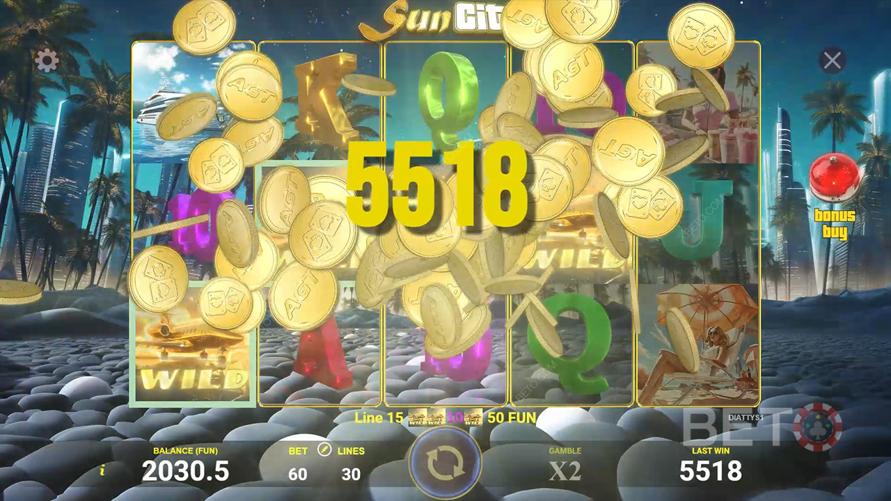 Đánh giá Sun City của BETO Slots