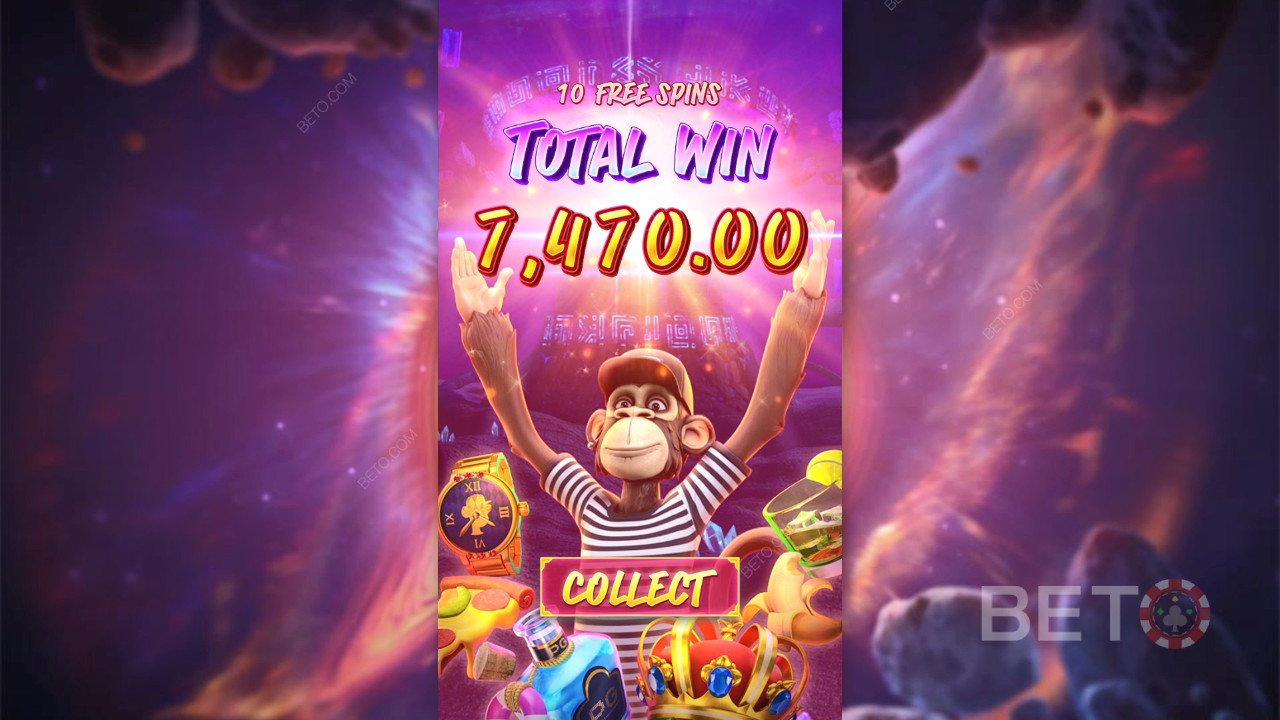 Thắng 10.000 lần tiền cược của bạn trong trò chơi đánh bạc trực tuyến Wild Ape #3258!