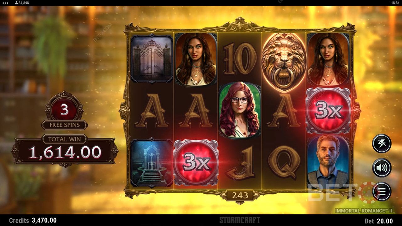 Đánh giá Immortal Romance 2 của BETO Slots
