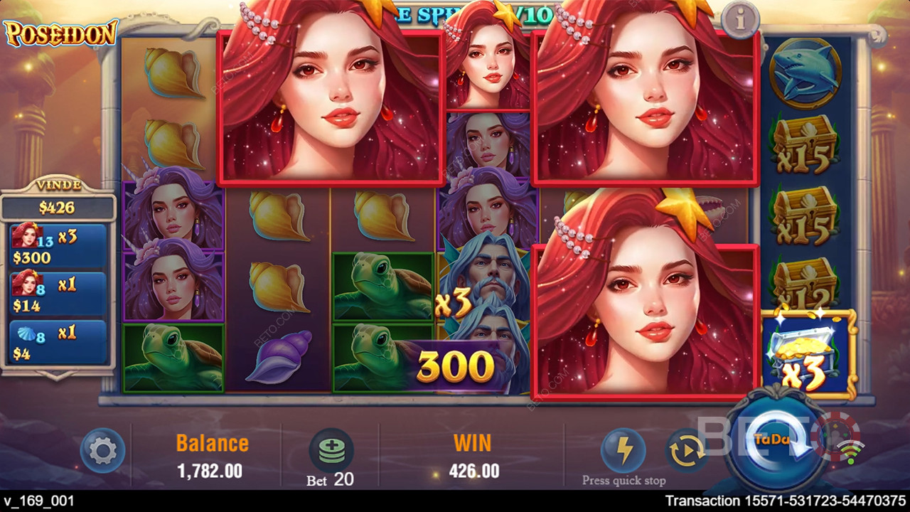 Đánh giá Poseidon của BETO Slots